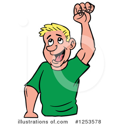 Royalty-Free (RF) Man Clipart Illustration by LaffToon - Stock Sample #1253578
