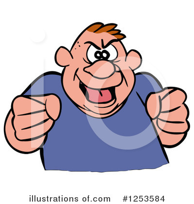 Royalty-Free (RF) Man Clipart Illustration by LaffToon - Stock Sample #1253584