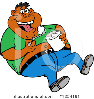 Royalty-Free (RF) Man Clipart Illustration by LaffToon - Stock Sample #1254191