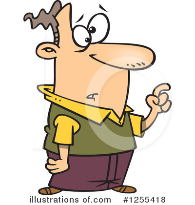 Royalty-Free (RF) Man Clipart Illustration by toonaday - Stock Sample #1255418