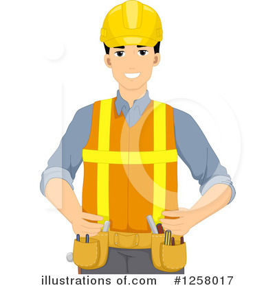 Construction Worker Clipart #1258017 by BNP Design Studio