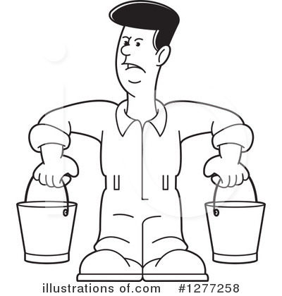 Bucket Clipart #1277258 by Lal Perera