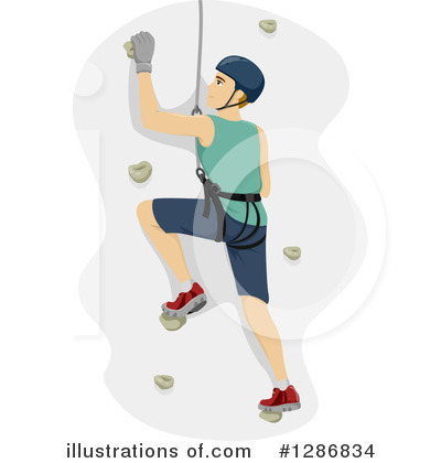 Climbing Clipart #101512 - Illustration by BNP Design Studio