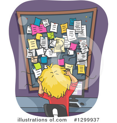 Stressed Clipart #1299937 by BNP Design Studio