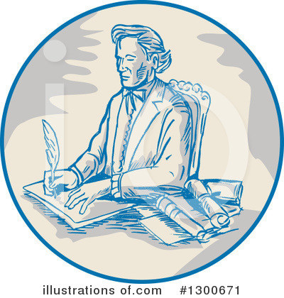 Royalty-Free (RF) Man Clipart Illustration by patrimonio - Stock Sample #1300671