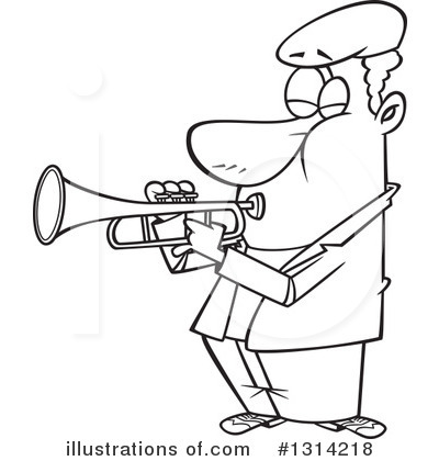 Trumpet Clipart #1314218 by toonaday