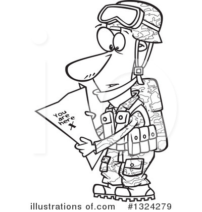 Royalty-Free (RF) Man Clipart Illustration by toonaday - Stock Sample #1324279