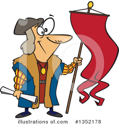 Christopher Columbus Clipart #1352178 by Ron Leishman