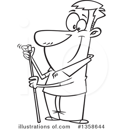 Royalty-Free (RF) Man Clipart Illustration by toonaday - Stock Sample #1358644