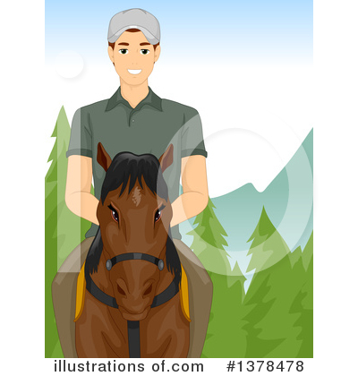 Horseback Riding Clipart #1378478 by BNP Design Studio