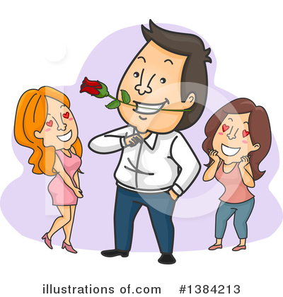 Courting Clipart #1384213 by BNP Design Studio