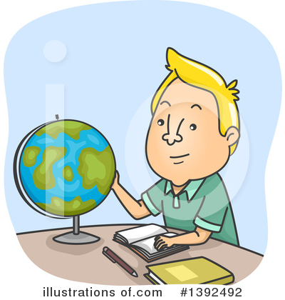 Desk Globe Clipart #1392492 by BNP Design Studio