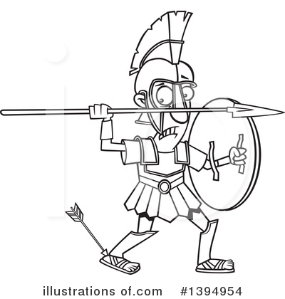Royalty-Free (RF) Man Clipart Illustration by toonaday - Stock Sample #1394954