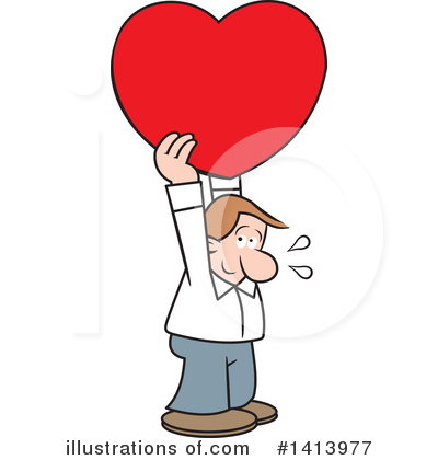 Heart Clipart #1413977 by Johnny Sajem