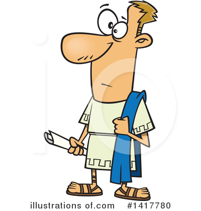 Royalty-Free (RF) Man Clipart Illustration by toonaday - Stock Sample #1417780
