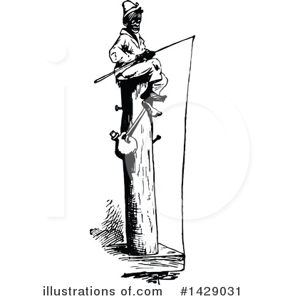 Royalty-Free (RF) Man Clipart Illustration by Prawny Vintage - Stock Sample #1429031