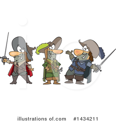 Musketeer Clipart #1434211 by toonaday