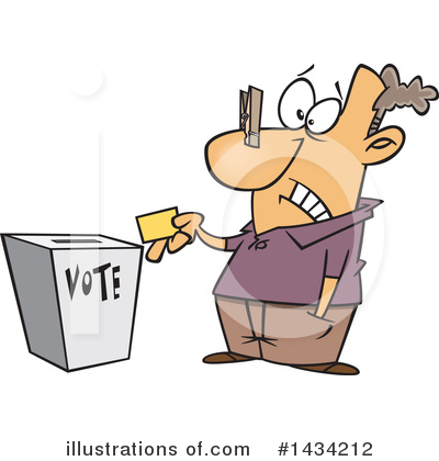 Voting Clipart #1434212 by toonaday
