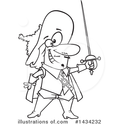Musketeer Clipart #1434232 by toonaday