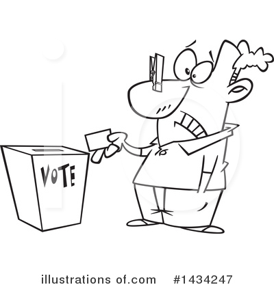 Voting Clipart #1434247 by toonaday