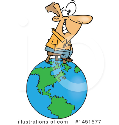 Globe Clipart #1451577 by toonaday