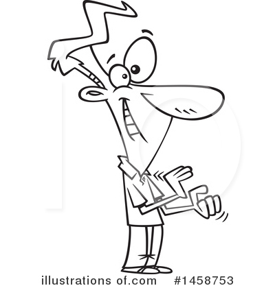 Royalty-Free (RF) Man Clipart Illustration by toonaday - Stock Sample #1458753