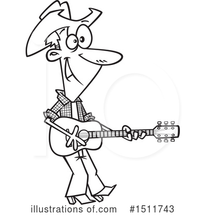 Country Music Clipart #1511743 by toonaday