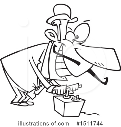 Royalty-Free (RF) Man Clipart Illustration by toonaday - Stock Sample #1511744