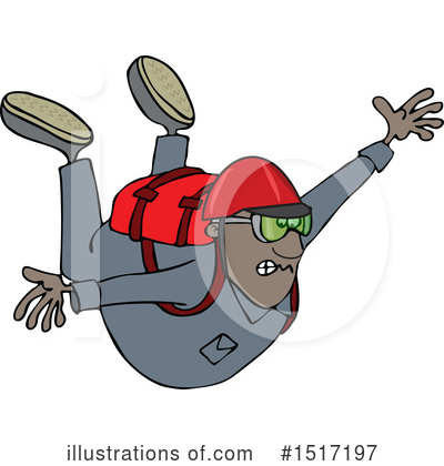 Skydiving Clipart #1517197 by djart