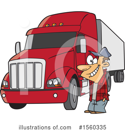 Big Rig Clipart #1560335 by toonaday