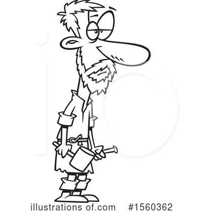 Royalty-Free (RF) Man Clipart Illustration by toonaday - Stock Sample #1560362