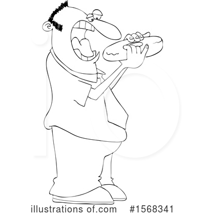 Man Eating Clipart #1568341 by djart