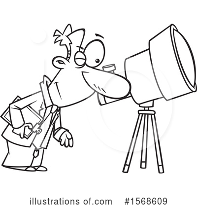 Astronomer Clipart #1568609 by toonaday