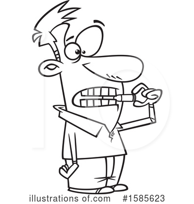 Royalty-Free (RF) Man Clipart Illustration by toonaday - Stock Sample #1585623