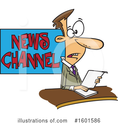 News Anchors Clipart #1601586 by toonaday