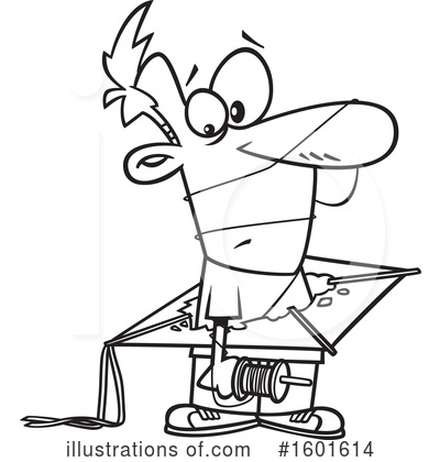 Royalty-Free (RF) Man Clipart Illustration by toonaday - Stock Sample #1601614