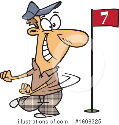 Golf Clipart #1606325 by toonaday