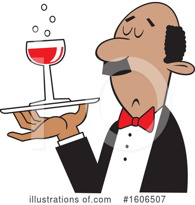 Wait Staff Clipart #1606507 by Johnny Sajem