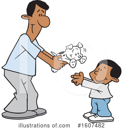 Dad Clipart #1607482 by Johnny Sajem