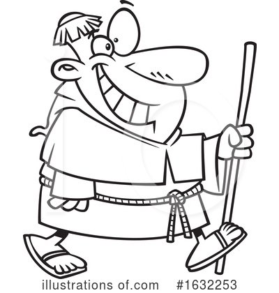 Friar Clipart #1632253 by toonaday