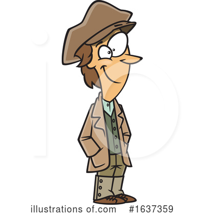 Royalty-Free (RF) Man Clipart Illustration by toonaday - Stock Sample #1637359