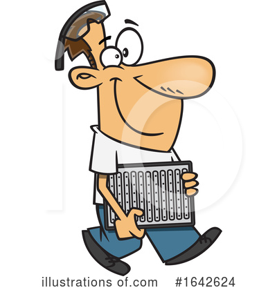 Royalty-Free (RF) Man Clipart Illustration by toonaday - Stock Sample #1642624