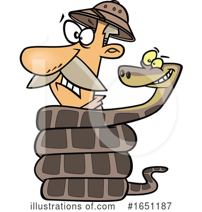 Snakes Clipart #1651187 by toonaday
