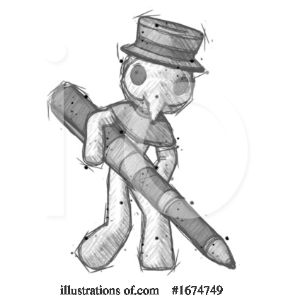 Royalty-Free (RF) Man Clipart Illustration by Leo Blanchette - Stock Sample #1674749