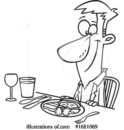 Dinner Clipart #1681069 by toonaday