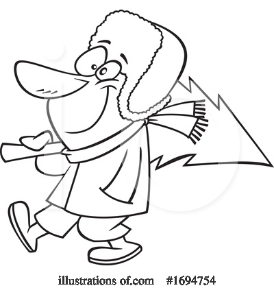 Royalty-Free (RF) Man Clipart Illustration by toonaday - Stock Sample #1694754