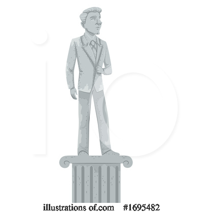 Statue Clipart #1695482 by BNP Design Studio