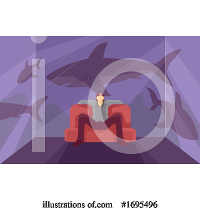 Shark Clipart #1695496 by BNP Design Studio