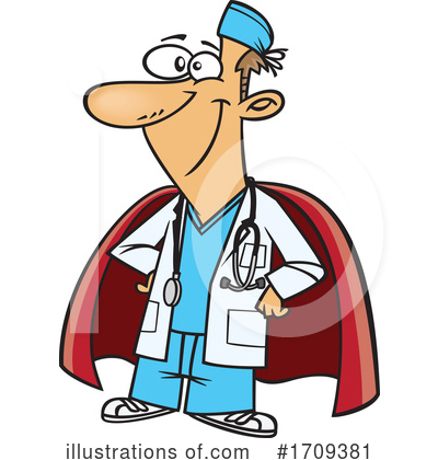 Veterinarian Clipart #1709381 by toonaday