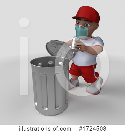 Garbage Clipart #1724508 by KJ Pargeter